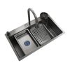 Modern Black 304 Stainless Steel Multifunction Single