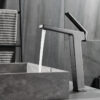 Modern Brass Wash Basin Faucet Deck Mounted