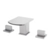 Modern Design Basin Waterfall Faucet Dual Handle