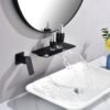 Modern Design Kaiping Sanitary Wares Black Surface