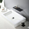 Modern Design Wall Mounted Matt Black Brass
