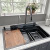 Modern Fashion Sus304 Glass Rinser Kitchen Sinks.jpg 800x800