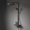 Modern Flow Exposed Shower System Set Rainfall