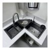 Modern Handmade Kitchen Sink Corner Vegetable Wash.jpg 800x800