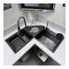 Modern Handmade Stainless Steel Triple Bowl Kitchen 1.jpg 800x800 1