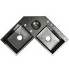 Modern Handmade Stainless Steel Triple Bowl Kitchen.jpg 800x800