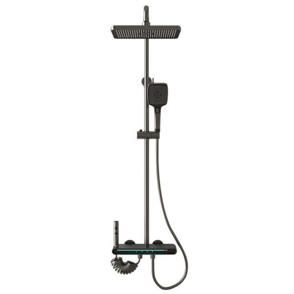 Modern High Quality All-Copper Digital Shower System Top-Notch All-Copper Bathroom Shower Head Set Including Toilets