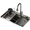 Modern Kitchen Stainless Steel Large Single Sink Nano Handmade Sinks Modern Kitchen Stainless Steel Large Single Sink Modern Kitchen Stainless Steel Large Single Sink