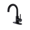 Modern Luxury Matt Black Finish Single Basin