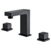 Modern Matt Black Square Deck Mounted Basin