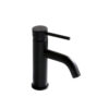 Modern Single Handle Black Brass Bathroom Basin