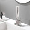 Modern Sink Faucet Bathroom Tap Brushed Nickel
