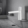 Modern Vanity Faucet Matte White Wash Basin