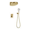 Modern Wall Mounted Brass Thermostatic Shower System