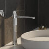 Modern Wash Basin Faucet Polished Chrome Single