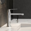 New Arrival Bathroom Sink Faucet Chrome Single
