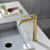 New Basin Mixer Faucet Brushed Gold Single