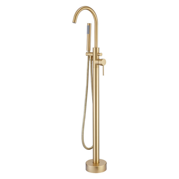 Popular High Quality Chrome Single Handle Basin Mixer Tap Modern Design Solid Brass Bathroom Bathtub Taps