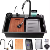 SUS 304 Nano Black Kitchen Sink Waterfall.png 800x800