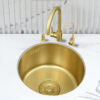 Single Bowl Kitchen Sink 420mm Diameter Round