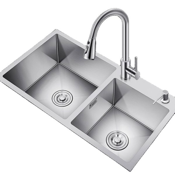Single Bowl  Undermount Kitchen Sink Stainless Steel Handmade Farmhouse Steel Sinks