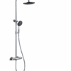 Smart Bathroom Exposed Chrome Brass Shower Column