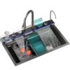 Smart Multifunctional Single Bowl Kitchen Sink Handmade