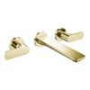 Solid Brass Double Handle Wall Mounted Bathroom