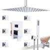 Spa Rain Shower System 16Inch Ceiling Mount