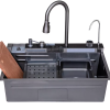 Stainless Steel Nano Black Handmade Smart Waterfall.png 800x800