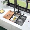 Steel Nano Sink Single Bowl Ledge Workstation