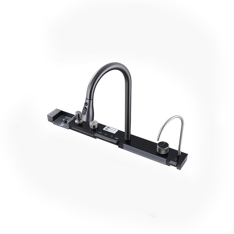 Supplied by the Source Factory with Waterfall Faucet Kitchen Sink 201 and 304 Stainless Steel Include Drainage Pipe Supplied by the Source Factory with Waterfall Supplied by the Source Factory with Waterfall Faucet Kitchen Sink 201 and 304 Stainless Steel Include Drainage Pipe