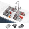 Supplier 32 Inch Undermount Kitchen Sink Stainless Steel Sink 18 Gauge 60/40 Double Bowl Kitchen Sinks for the Kitchen Supplier 32 Inch Undermount Kitchen Sink Stainless Supplier 32 Inch Undermount Kitchen Sink Stainless
