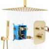 Thermostatic Shower System 16 Inch Ceiling Mount 1