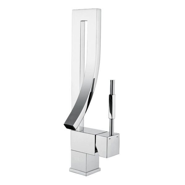 Unique Elephant Hot and Cold Water Basin Mixer Bathroom Tap Deck Mounted Single Handle Chrome Brass Lavatory Wash Basin Faucet