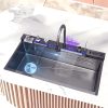 Update Black Smart Digital Display Kitchen Honeycomb