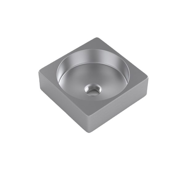 Vanity Hand Waste With Pipe Waste Coupling Steel Wash Basin for Hotel Bathroom Sink With Hand Art Designs