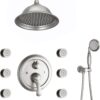 Wall Mount 8 Inch Ceiling Rain Shower