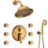 Wall Mounted Multi Function Rain Shower Faucet