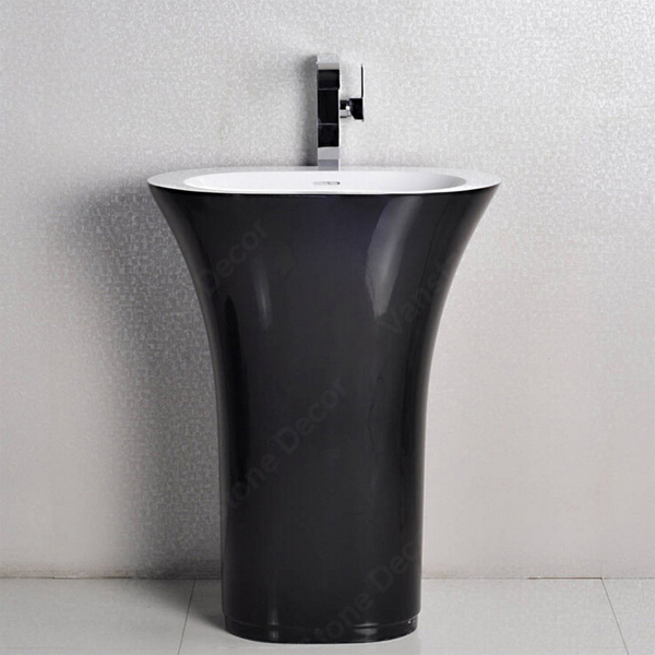 Wash Basin Luxury Hotel Acrylic Artificial  Stone Durable Sink Use for Hotel Bathroom