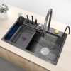 Waterfall Sink Kitchen Stainless Steel Topmount Sink.jpg 800x800