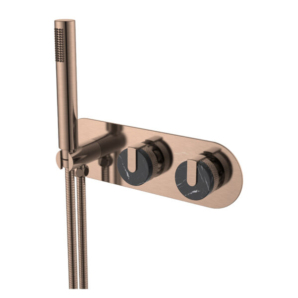 Brass Black Rose Gold Bathroom Taps OEM ODM Bathtub Faucet Bath Shower Mixer Tap Set Ceramic Polished Hotels Villas