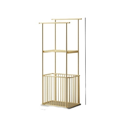 Wholesale Freestanding Bathroom Towel Rack Hotel Towel Rack Bathroom Towel Shelf Holder With Dirty Clothes Basket